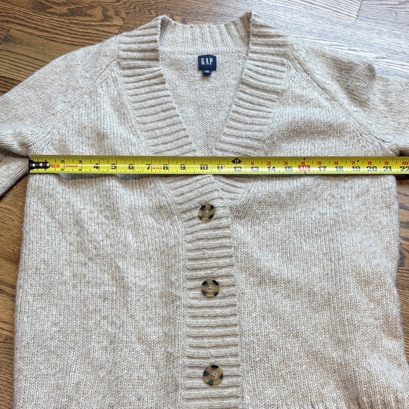 GAP Oversized Blanket Boyfriend Wool Blend Cardigan, XS - Picture 6 of 8